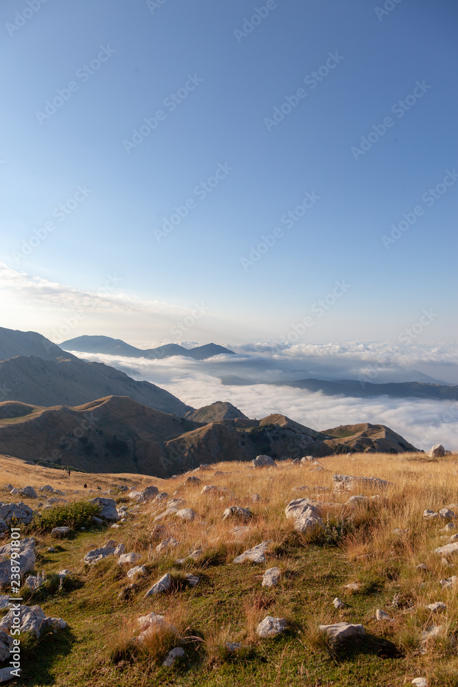 Obraz premium montagna natura trekking