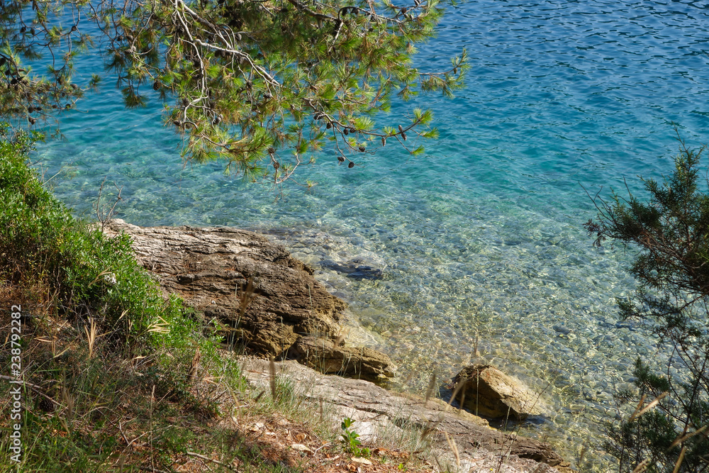 Küstenlandschaft in Kroatien