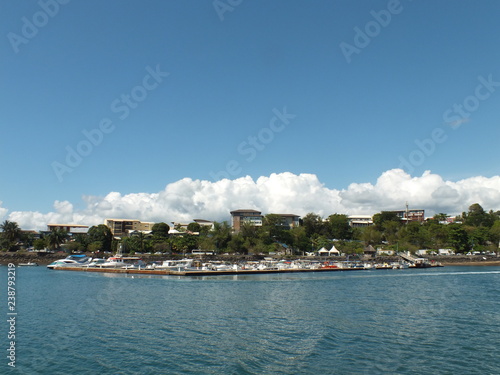 Port et jetée de Mamoudzou à Mayotte
