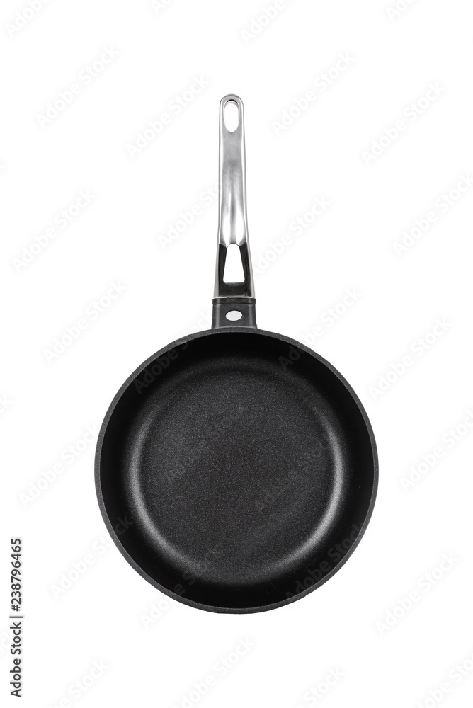 Isolated black pan Isolated black pan