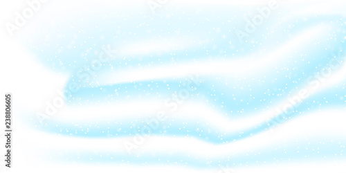 Falling snow background. Vector illustration with snowflakes. Winter snowing sky. Eps 10.