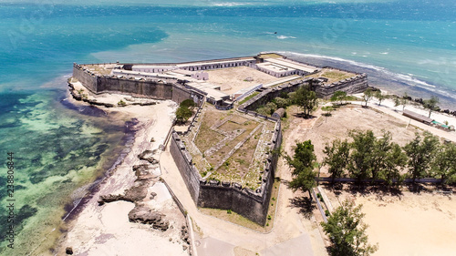 Fotografie Fort São Sebastião (San Sebastian, Sao Sebastiao), Mozambique island (Ilha de Mocambique), Indian ocean coast, Moçambique