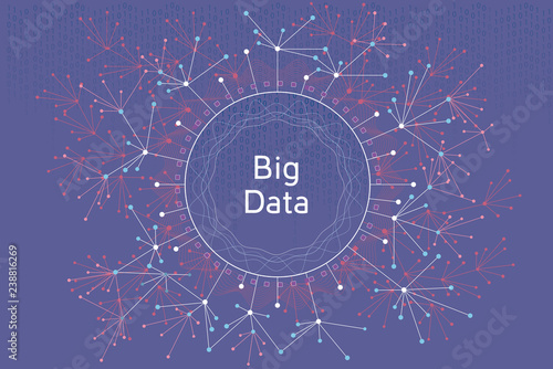 Big Data Concept Purple