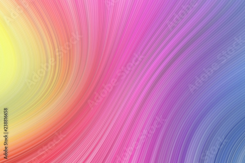Colorful background smooth wavy lines. Multicolour curved and straight shapes.