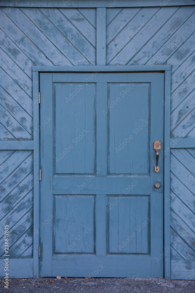 old wooden door in wall old wooden door in wall