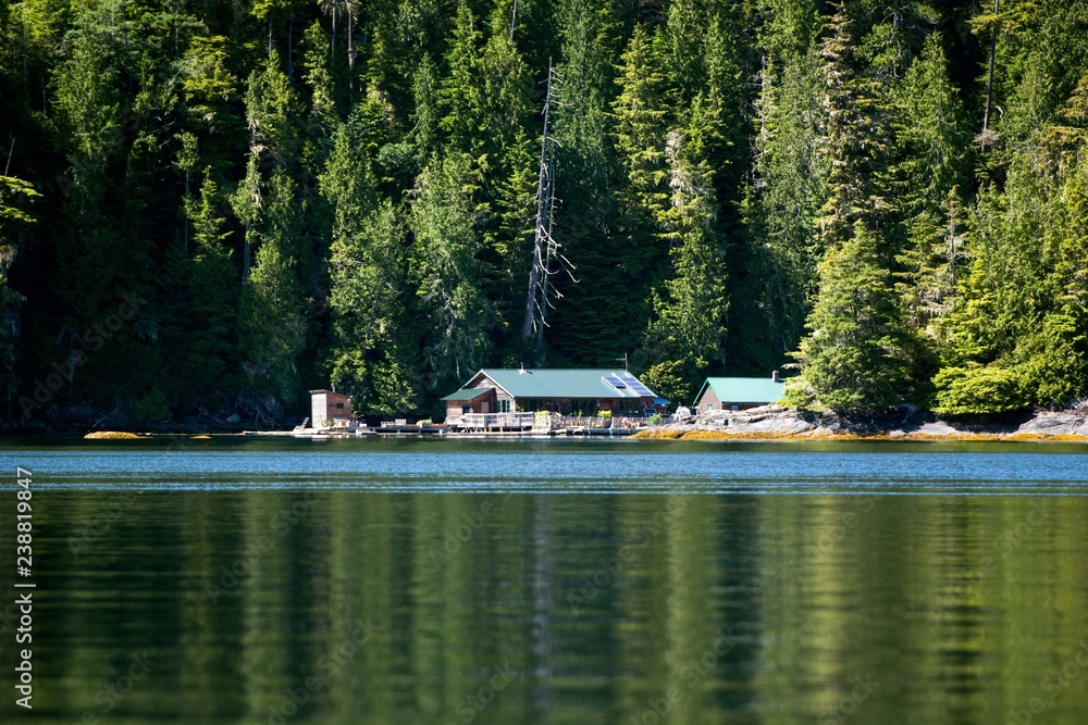 Floating fish camp Stock Photo | Adobe Stock