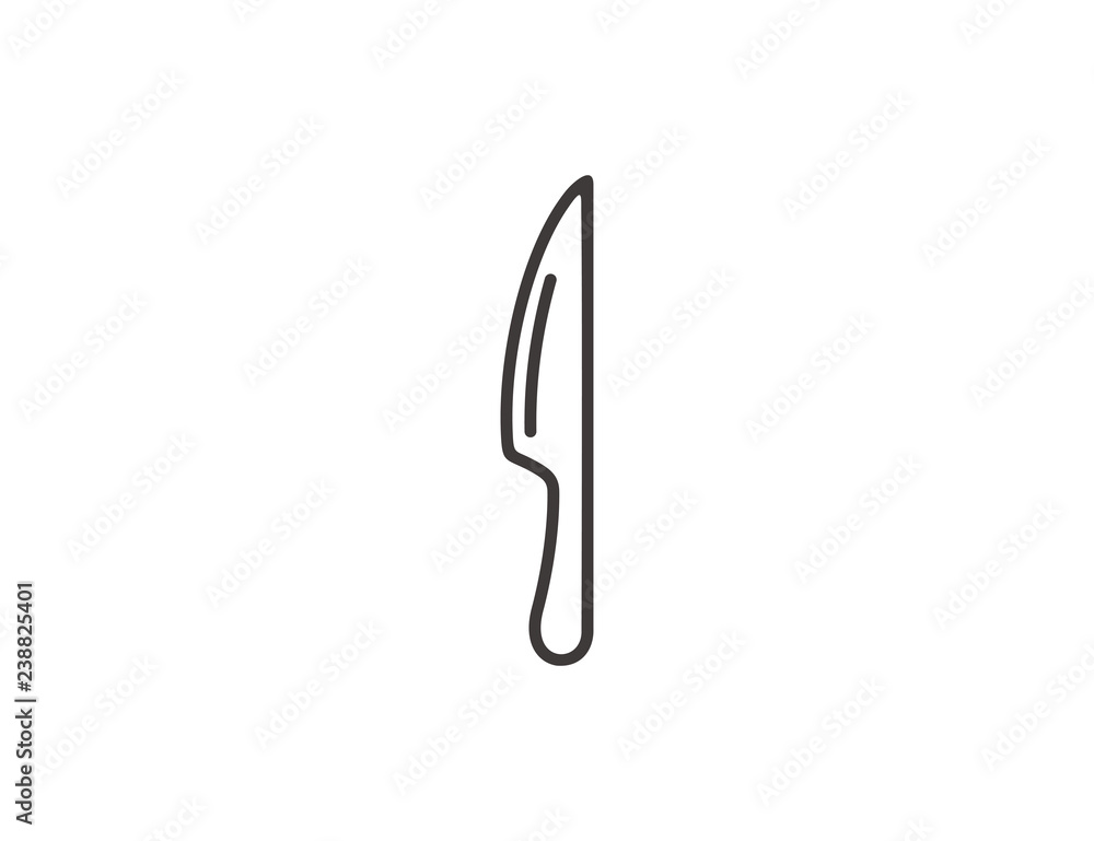 Knife icon vector Knife icon vector