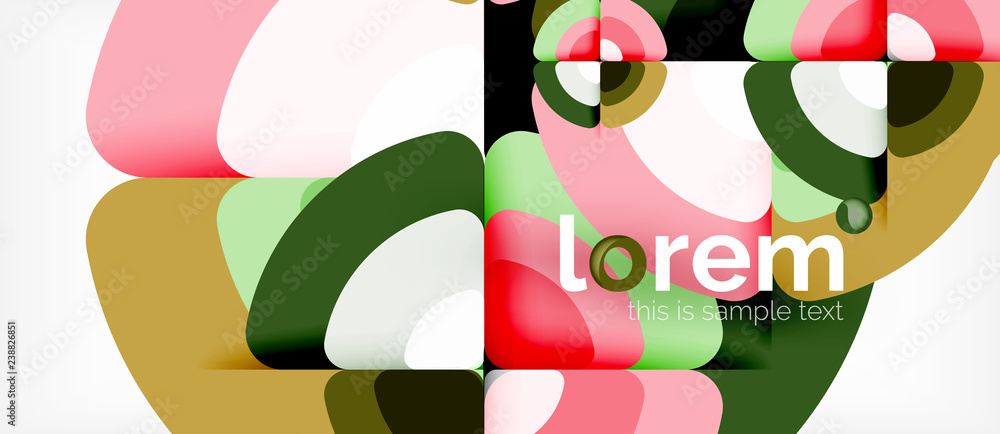 Circles and triangles design abstract background Circles and triangles design abstract background