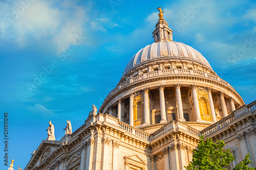 Canvas Print St Paul's Cathedral in London, UK