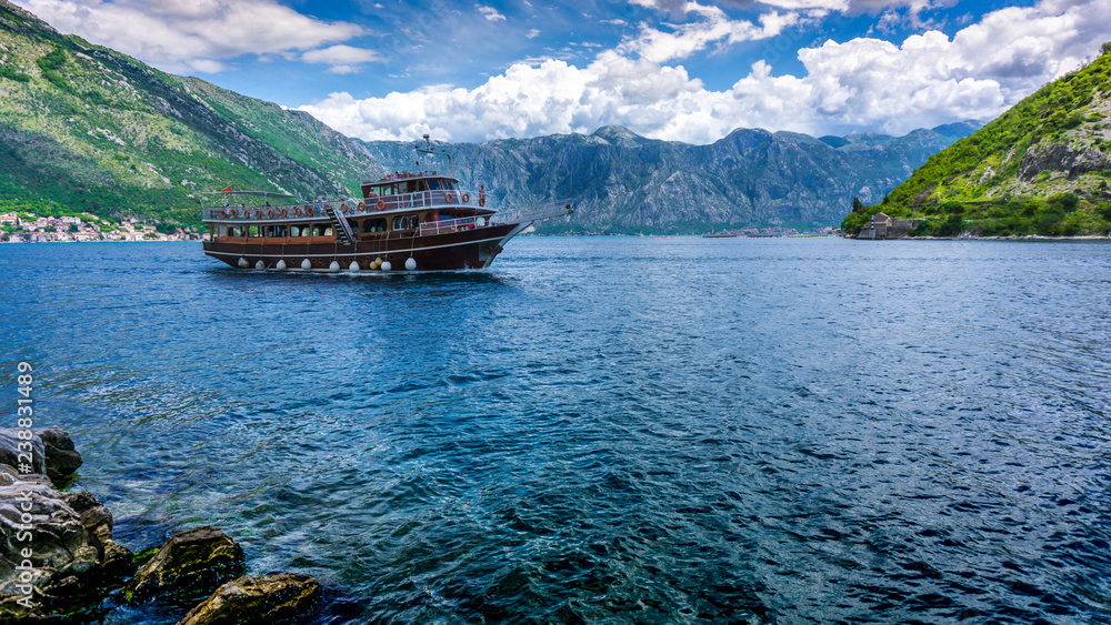 Naklejka premium Bahia de Kotor Montenegro