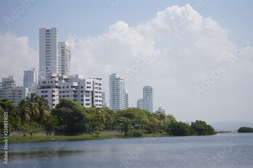 view of city Cartagena Columbia