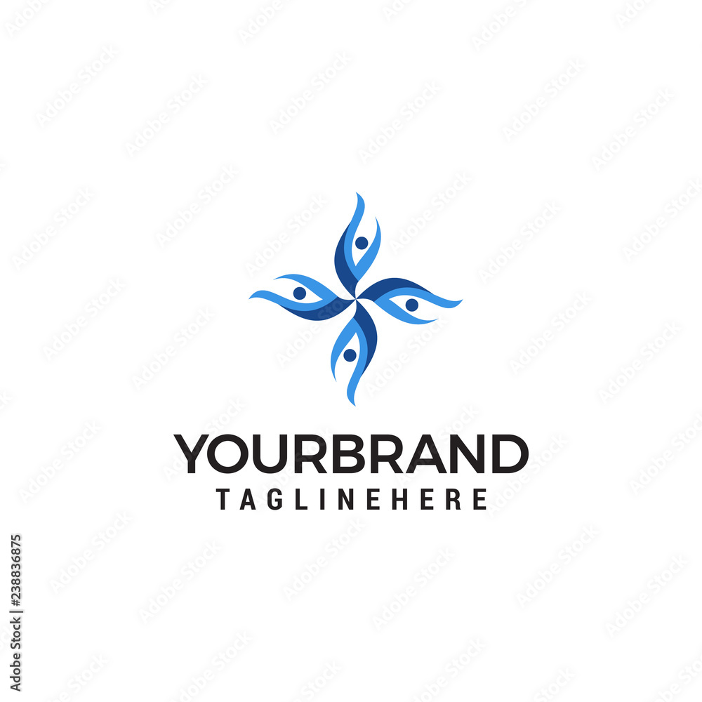 Communication people Logo concept Communication people Logo concept