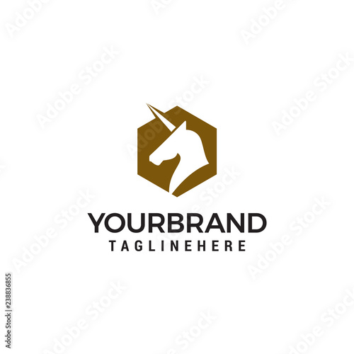 horse head Logo template vector