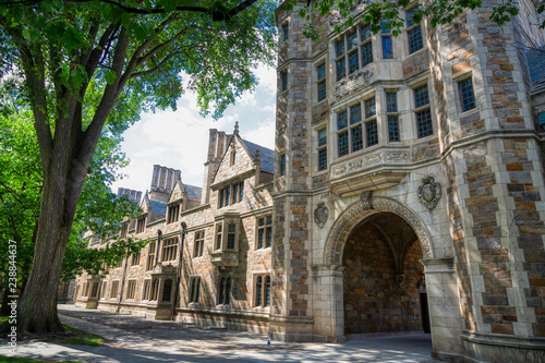 One of the five buildings that comprise the Cook Law Quadrangle on the University of Michigan campus.