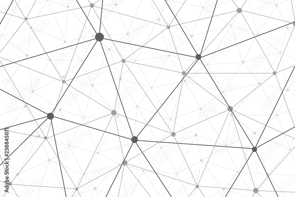 Vector wireframe connecting background.