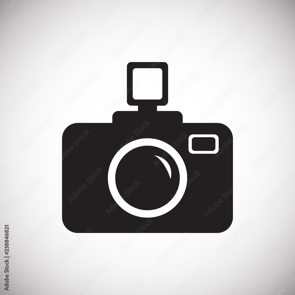 Camera icon on white background for graphic and web design, Modern simple vector sign. Internet concept. Trendy symbol for website design web button or mobile app Camera icon on white background for graphic and web design, Modern simple vector sign. Internet concept. Trendy symbol for website design web button or mobile app