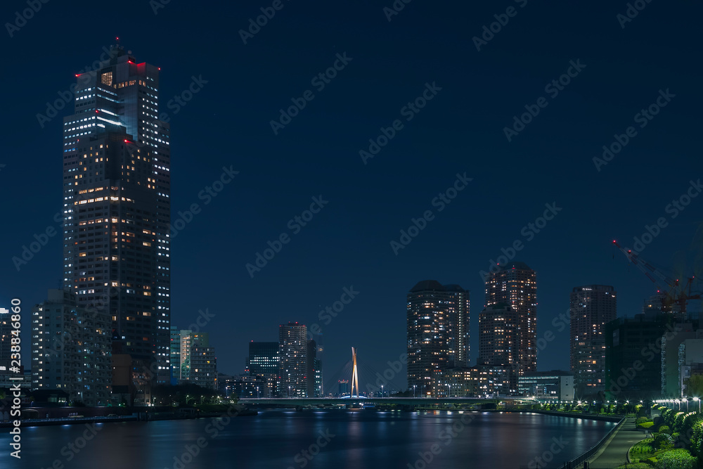 東京ウォータフロントの夜景