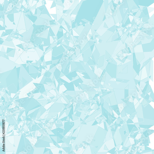 Glass shard of ice. Abstract background.