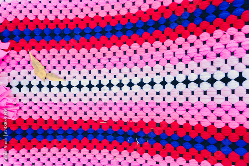 Colorful of handmade hammock. Pattern Background, these handmad