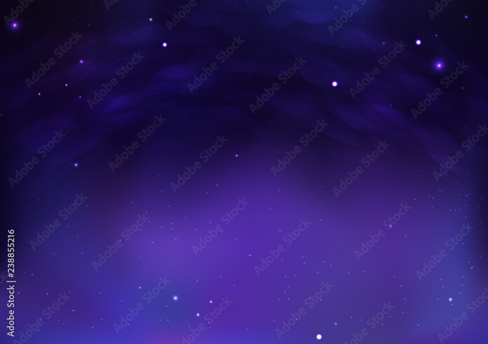 Galaxy outer space with starry night cloudy on beautiful atmosphere abstract background vector illustration Galaxy outer space with starry night cloudy on beautiful atmosphere abstract background vector illustration