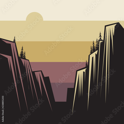 Mountains ranges ladscape