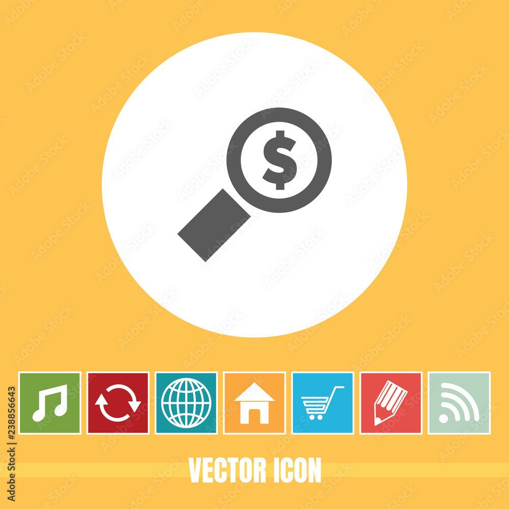 Very Useful Vector Icon Of Money Search with Bonus Icons. Very Useful For Mobile App, Software & Web. Very Useful Vector Icon Of Money Search with Bonus Icons. Very Useful For Mobile App, Software & Web.