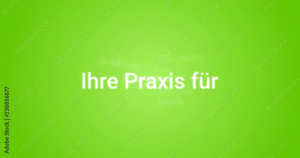 Intro für die Beratung in einer Zahnarztpraxis. Grüner Hintergrund Intro für die Beratung in einer Zahnarztpraxis. Grüner Hintergrund