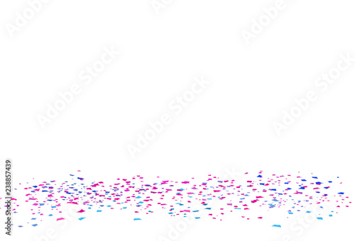 Confetti, fancy bright colorful end season concept paper scatter on the floor festival celebration party event abstract background vector illustration