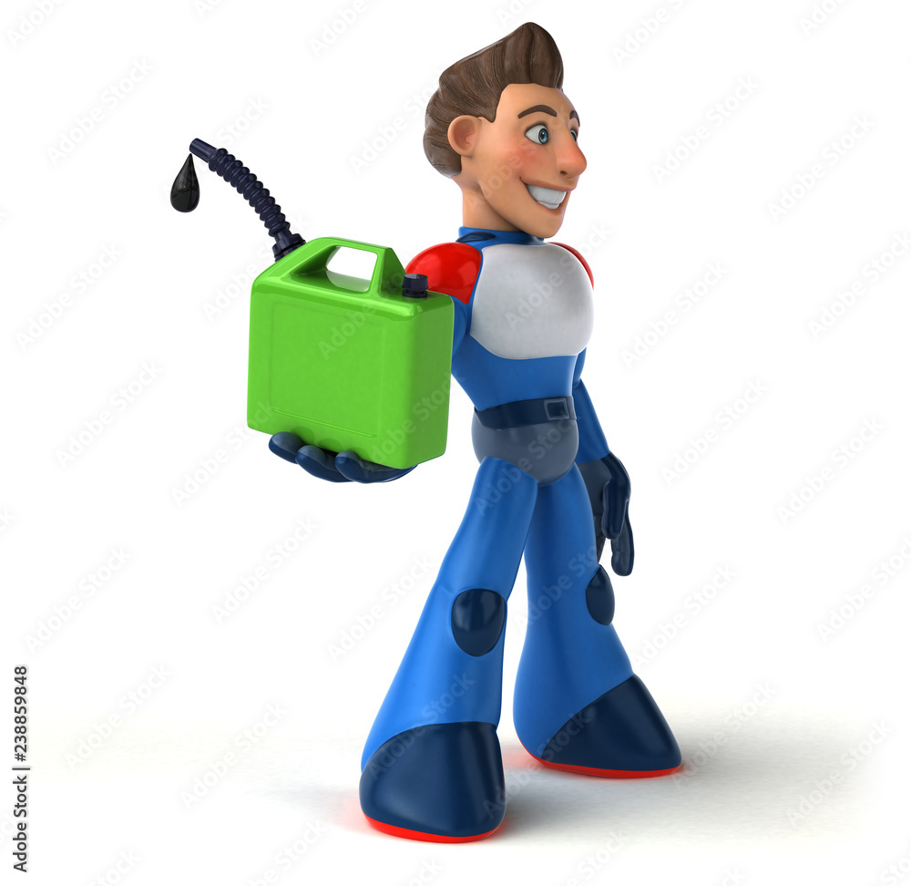 Super modern superhero - 3D Illustration Super modern superhero - 3D Illustration