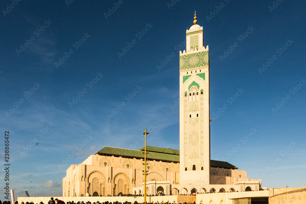Fototapeta premium Moschee Hassan II. in Casablanca in Marokko