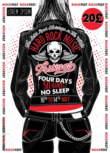 Hard Rock Festival Poster.