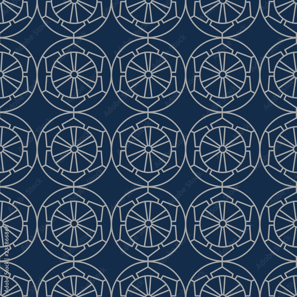 Japanese Festival Wheel Pattern Japanese Festival Wheel Pattern