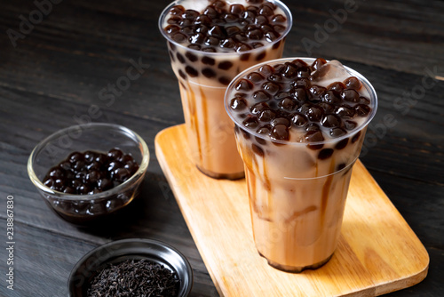 Fotografía Taiwan milk tea with bubble