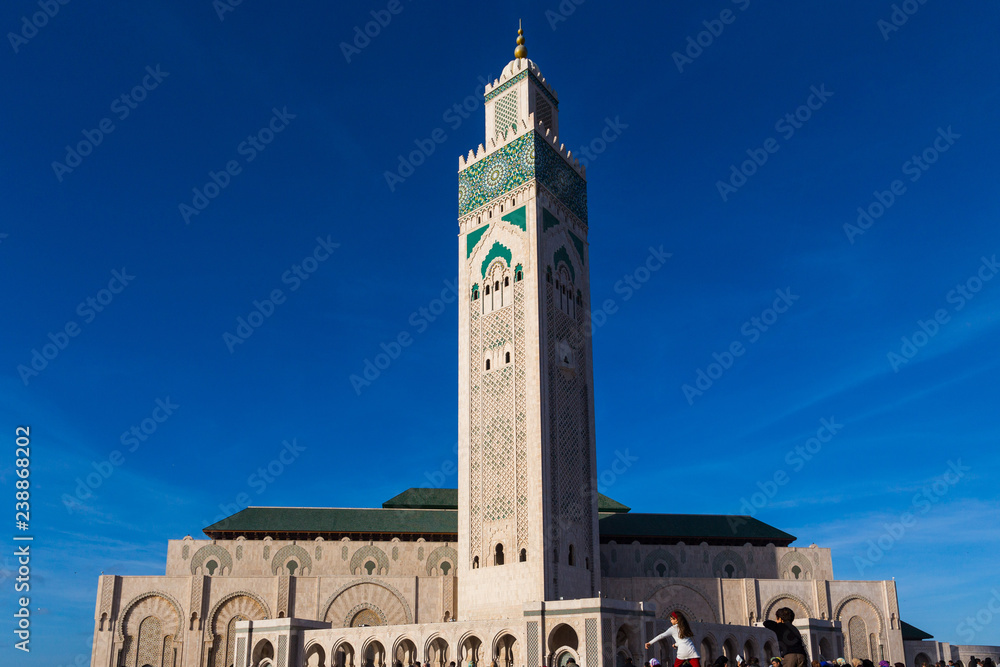Fototapeta premium Moschee Hassan II. in Casablanca in Marokko
