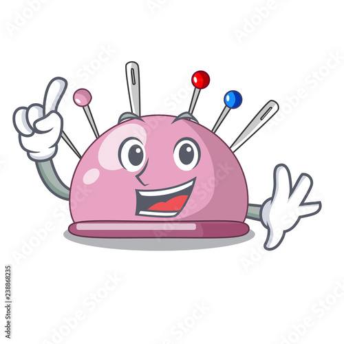 Finger pincushion a cartoon pins for sewing