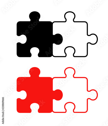 2 pieces Puzzle design set