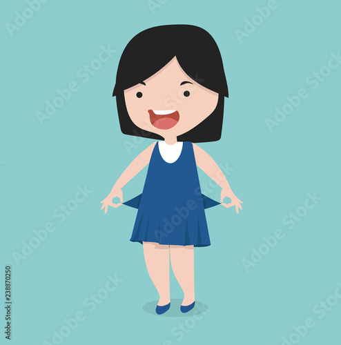  Small girl with no money