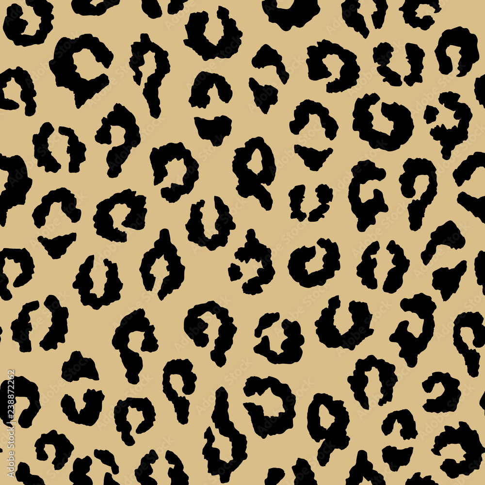 Fototapeta premium Seamless pattern leopard print.Texture for print, wallpaper, home decor, textile, package design, invitation or website background.
