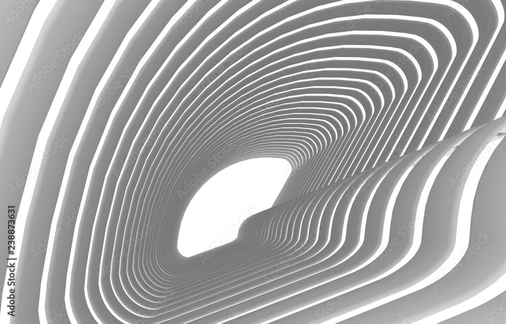 Abstract architecture tunnel background.3d illustration Abstract architecture tunnel background.3d illustration