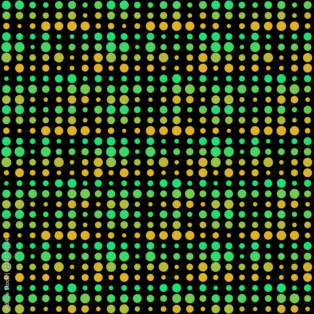 Seamless abstract pattern background with a variety of colored circles. Seamless abstract pattern background with a variety of colored circles.