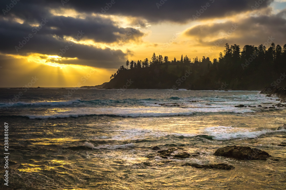 Sunset at Kingston - Norfolk Island