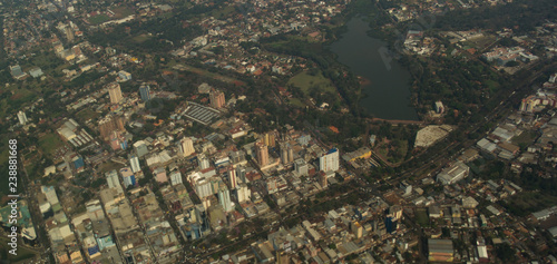 Ciudad del Este from above