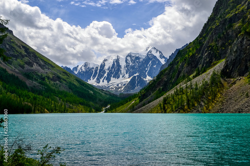 Altai. Shavlinskoe lake - the pearl of Altaimountains Dream, Beauty and fairy Tale