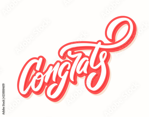 Congrats. Congratulations card.