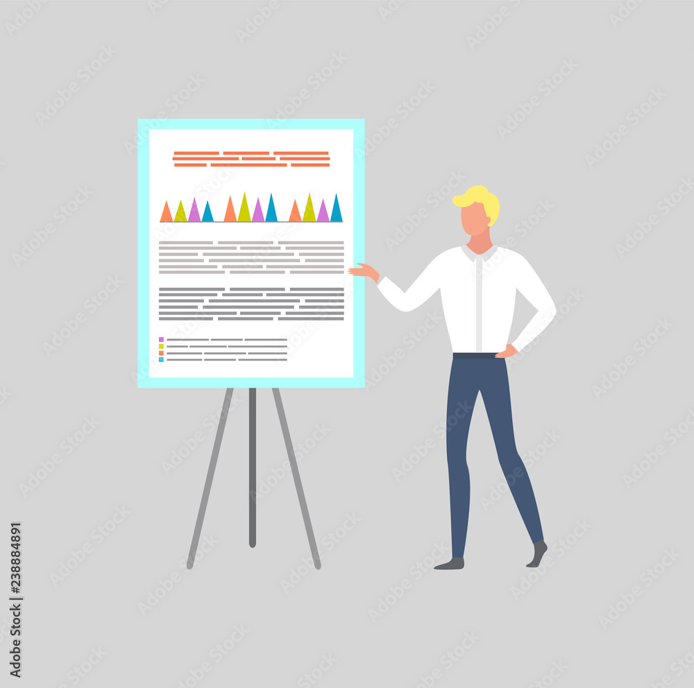 Reporter Points on Graphs Charts Presenting Report Reporter Points on Graphs Charts Presenting Report
