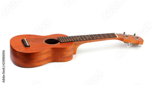 Ukulele.Musical instrument. Hawaiian guitar.