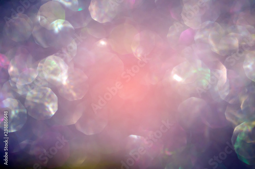 Abstract image of light flare bohek made with lens blur effect photo