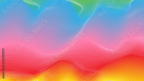 Abstract wave-shaped color background