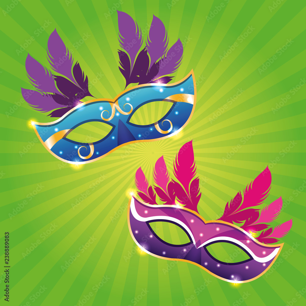 Mari gras masks Mari gras masks