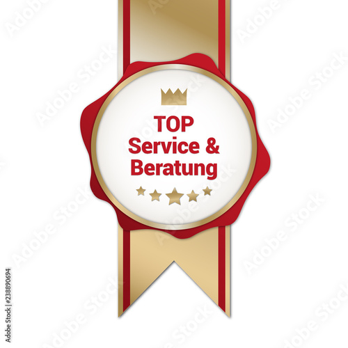 edles Gütesiegel für Top Service und Beratung